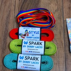 Derby Laces Roller Skate Laces 84" nwot